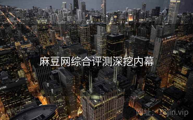 麻豆网综合评测深挖内幕