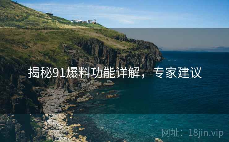 揭秘91爆料功能详解，专家建议