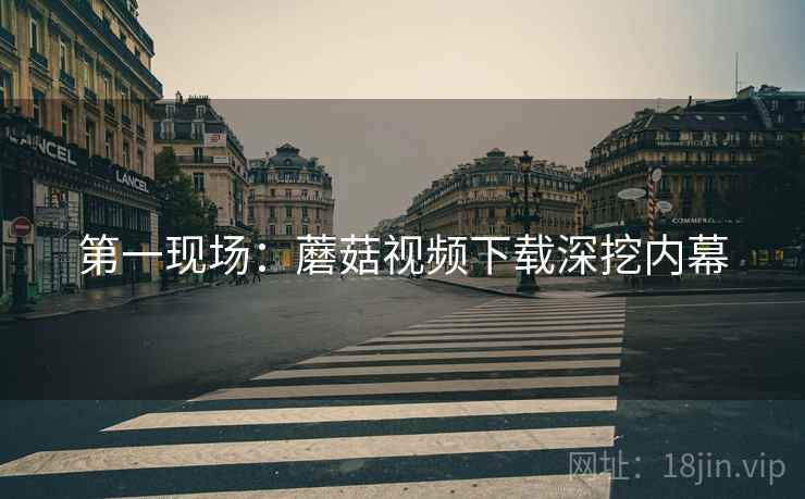 第一现场：蘑菇视频下载深挖内幕