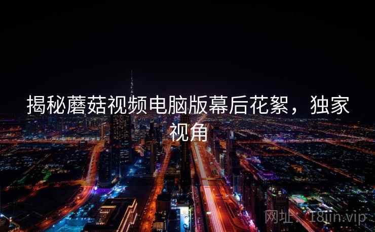 揭秘蘑菇视频电脑版幕后花絮，独家视角