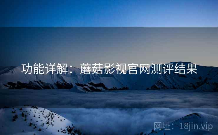功能详解：蘑菇影视官网测评结果
