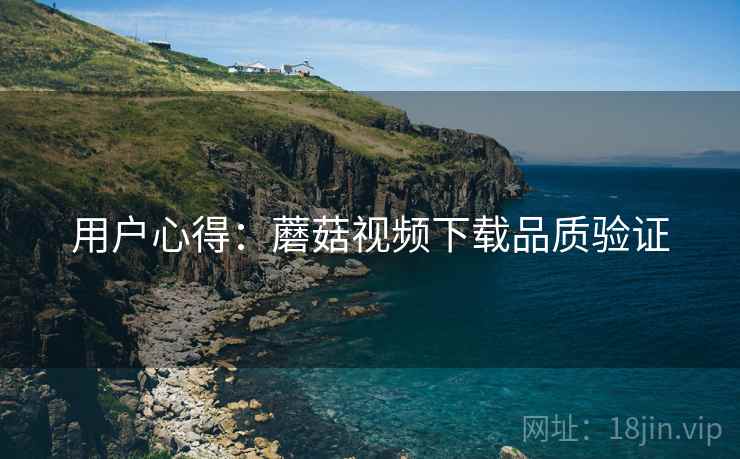 用户心得：蘑菇视频下载品质验证